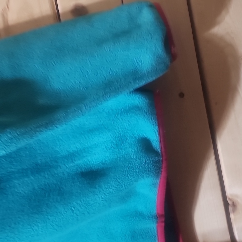 Patagonia Synchilla Snap-T Fleece Pullover Pink/Turquoise Size Medium Womens - Picture 4 of 8